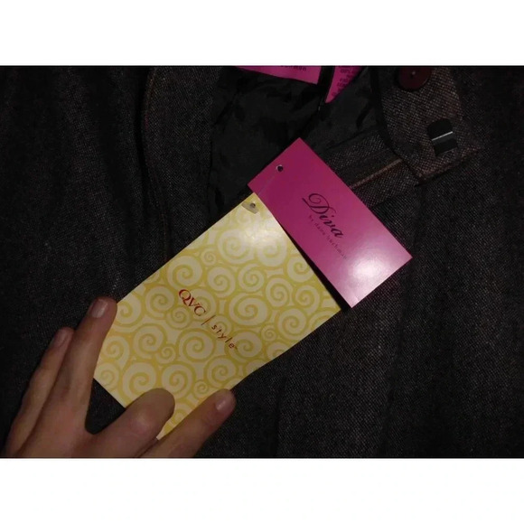 NWT Diva by Dana Buchman Light Brown Wool Lined Pa - Picture 4 of 5